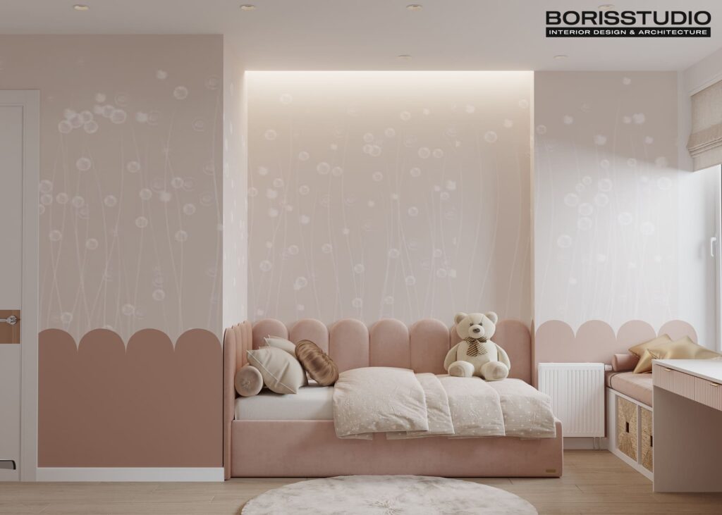 Дизайн интерьера двухкомнатной квартиры ЖК «Меридиан»