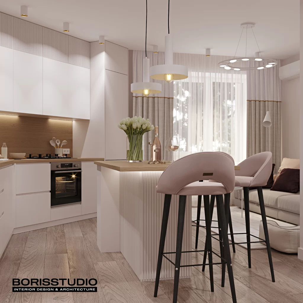 Дизайн интерьера квартиры 120 м2