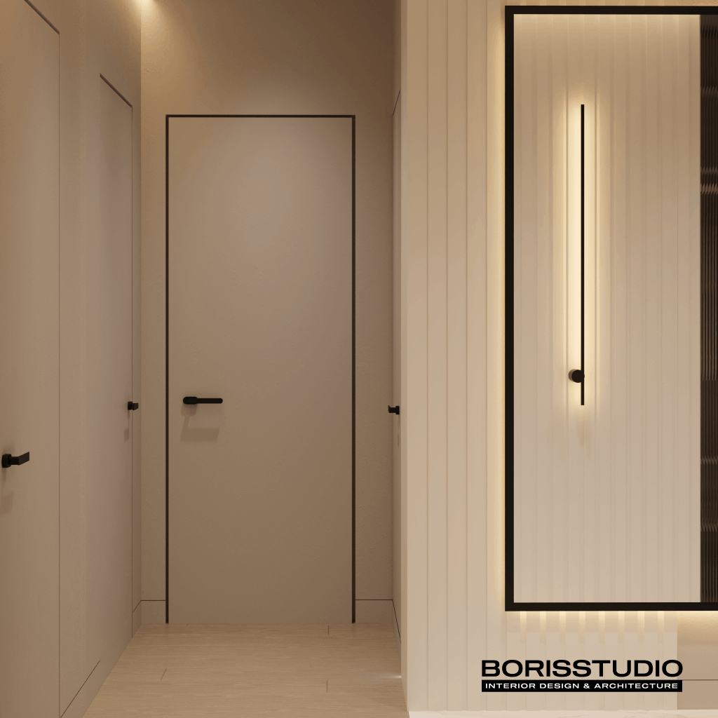 Дизайн-проект квартиры, прихожая, фото №3