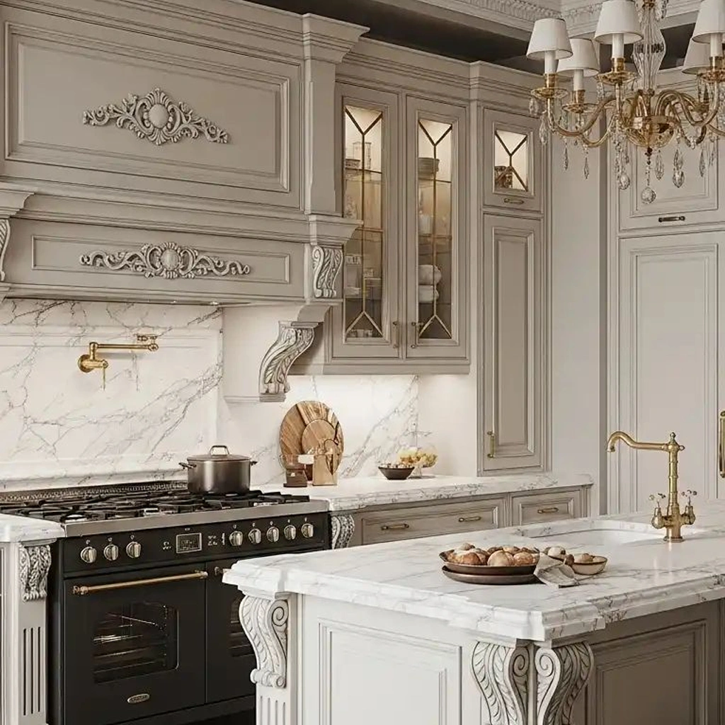 Дизайн кухни рококо