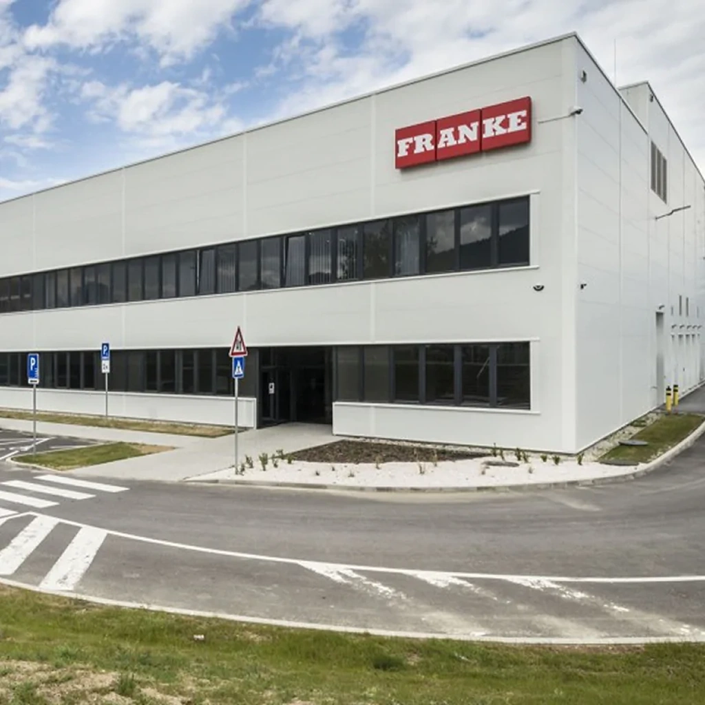 Фасад будівлі бренду Franke