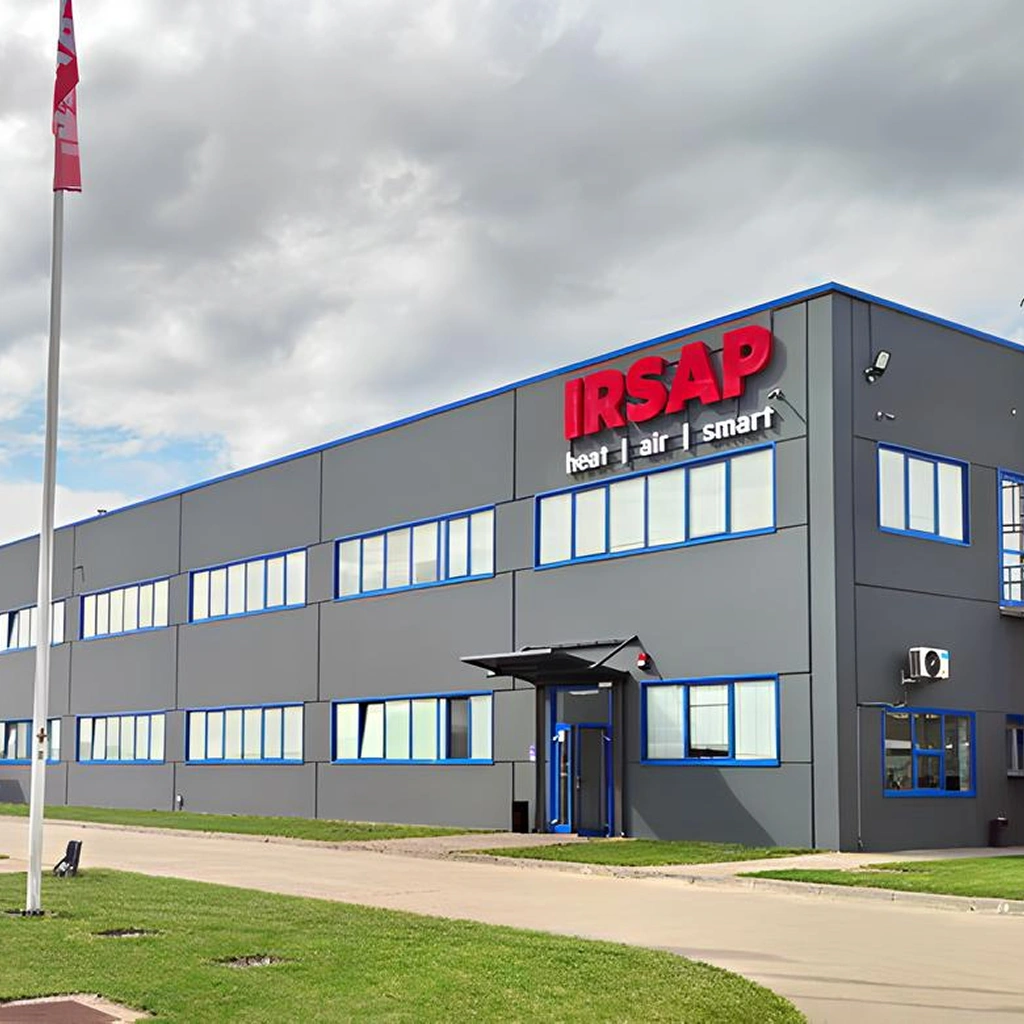 Фасад виробництва бренду irsap