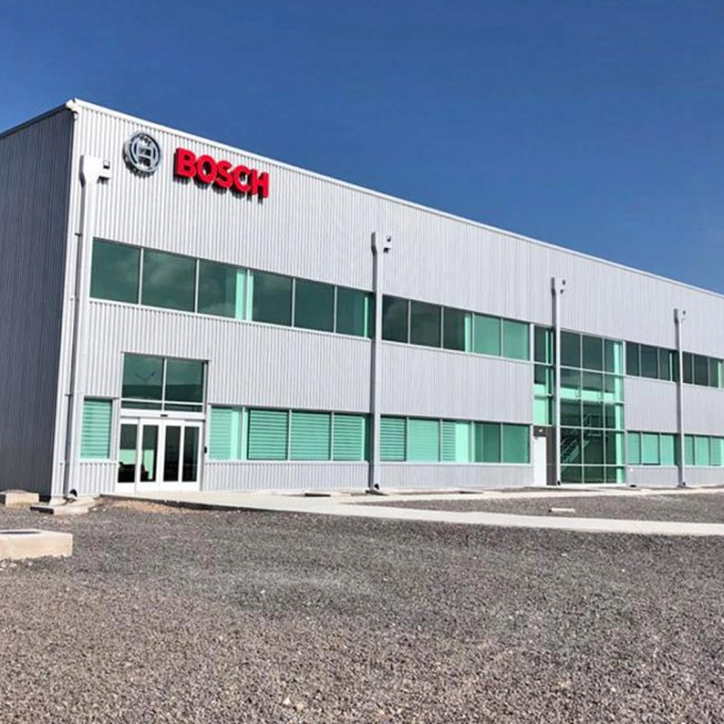 Фасад здания бренда Bosch