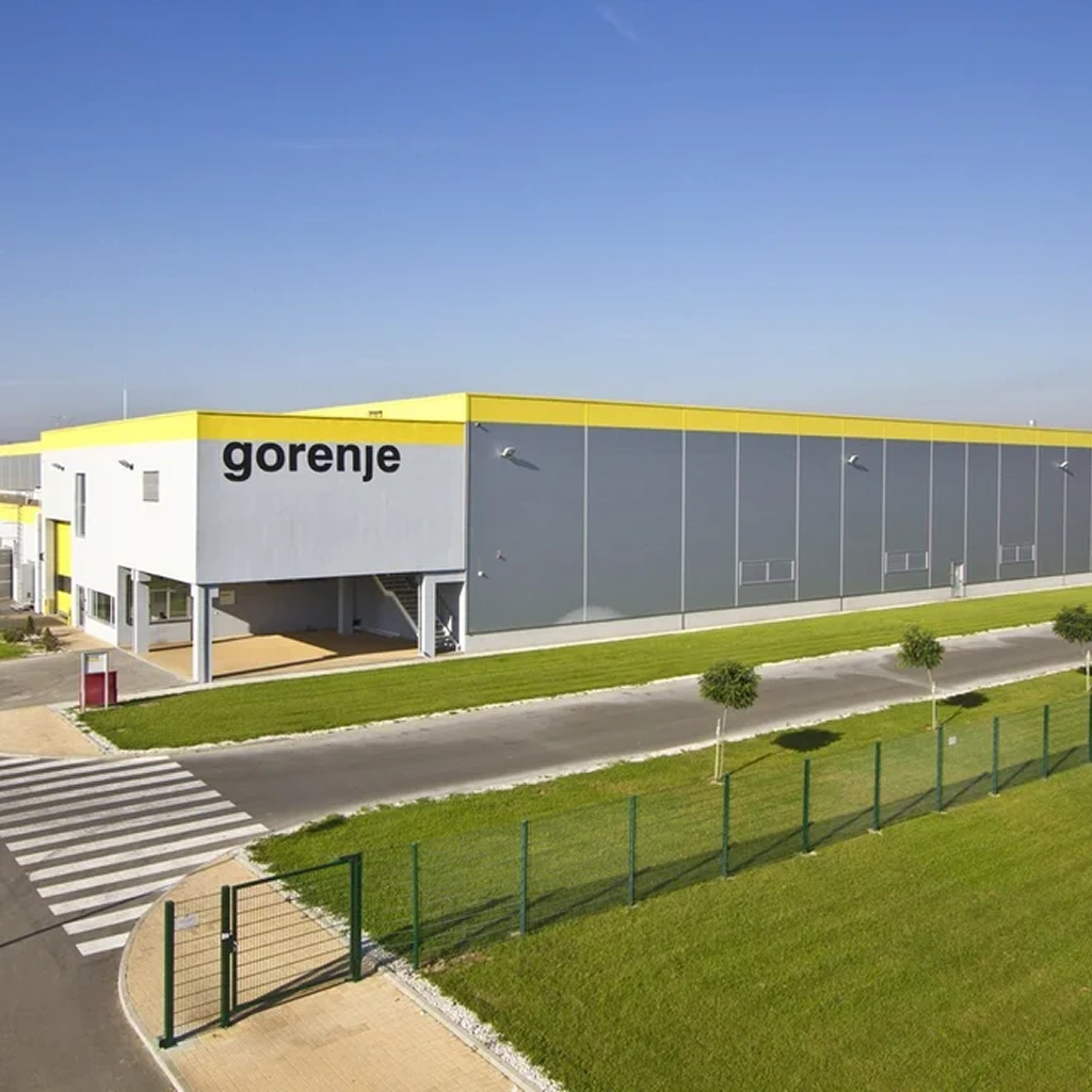 Фасад здания бренда Gorenje