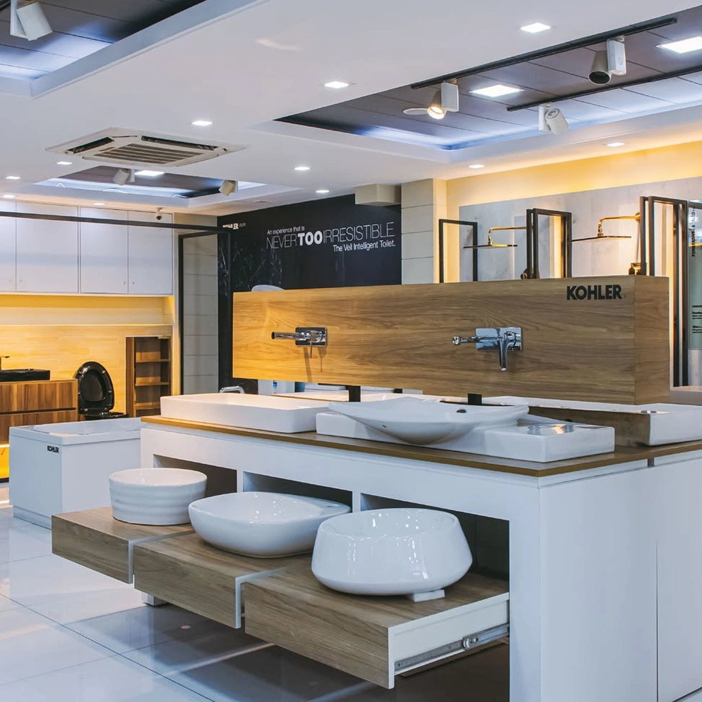 Интерьер фирменного шоурума kohler