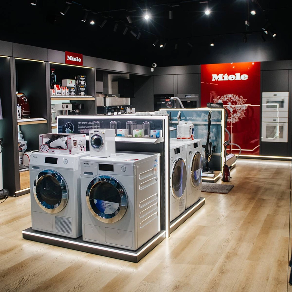 Интерьер фирменного шоурума miele
