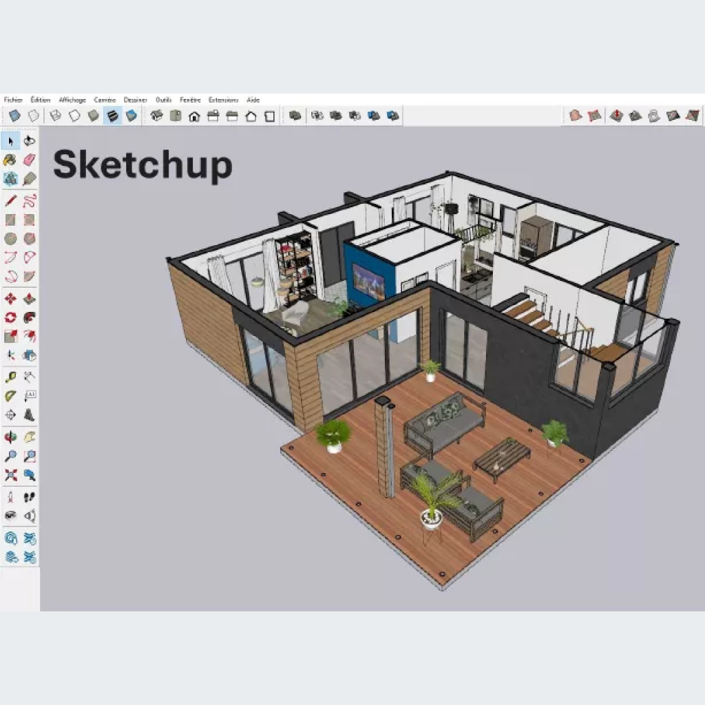 Программа для дизайна интерьера Sketchup