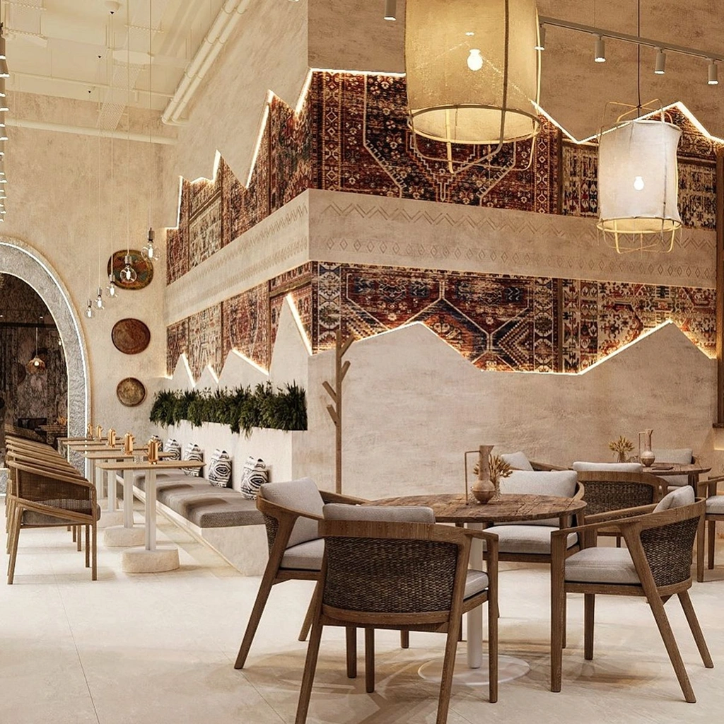 Украинский стиль в интерьере ресторана