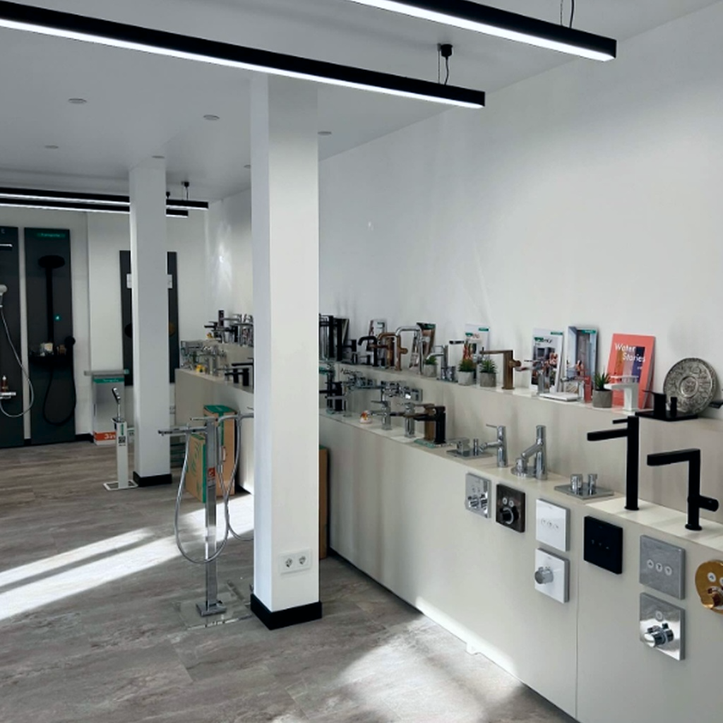 Интерьер шоурума Hansgrohe