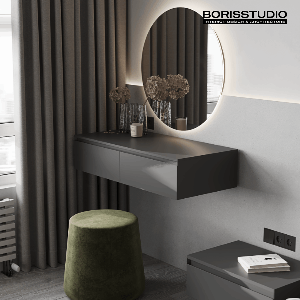 Дизайн спальни в квартире от BORISSTUDIO