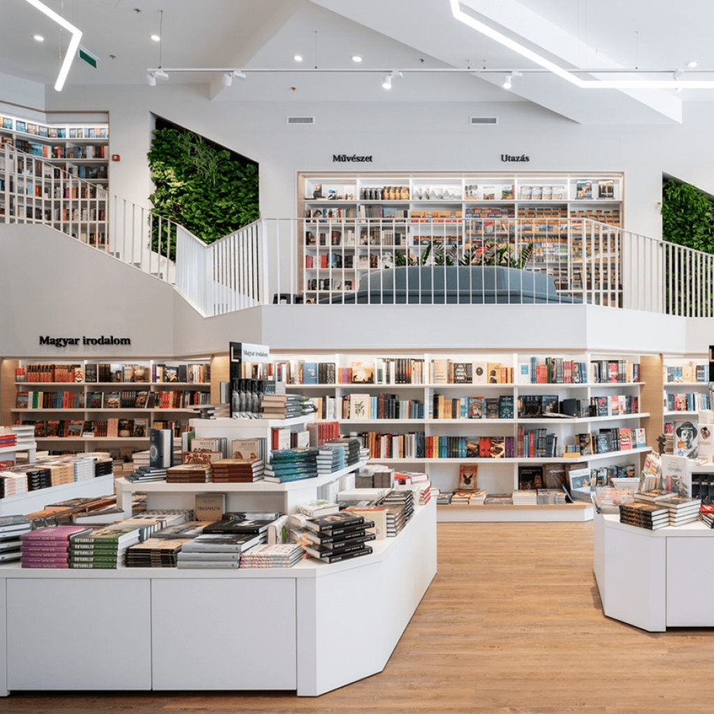 Дизайн интерьера книжного магазина