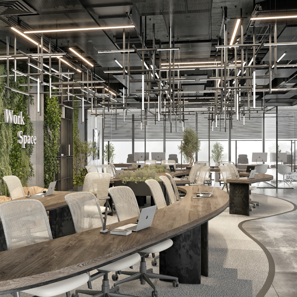 Экодизайн в дизайне офиса формата Open Space