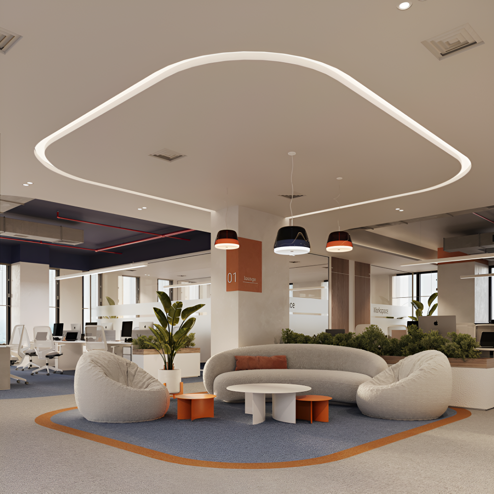 Освещение в дизайне офиса формата Open Space