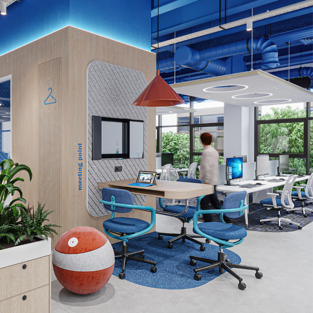 Освещение в дизайне интерьера офиса Open Space