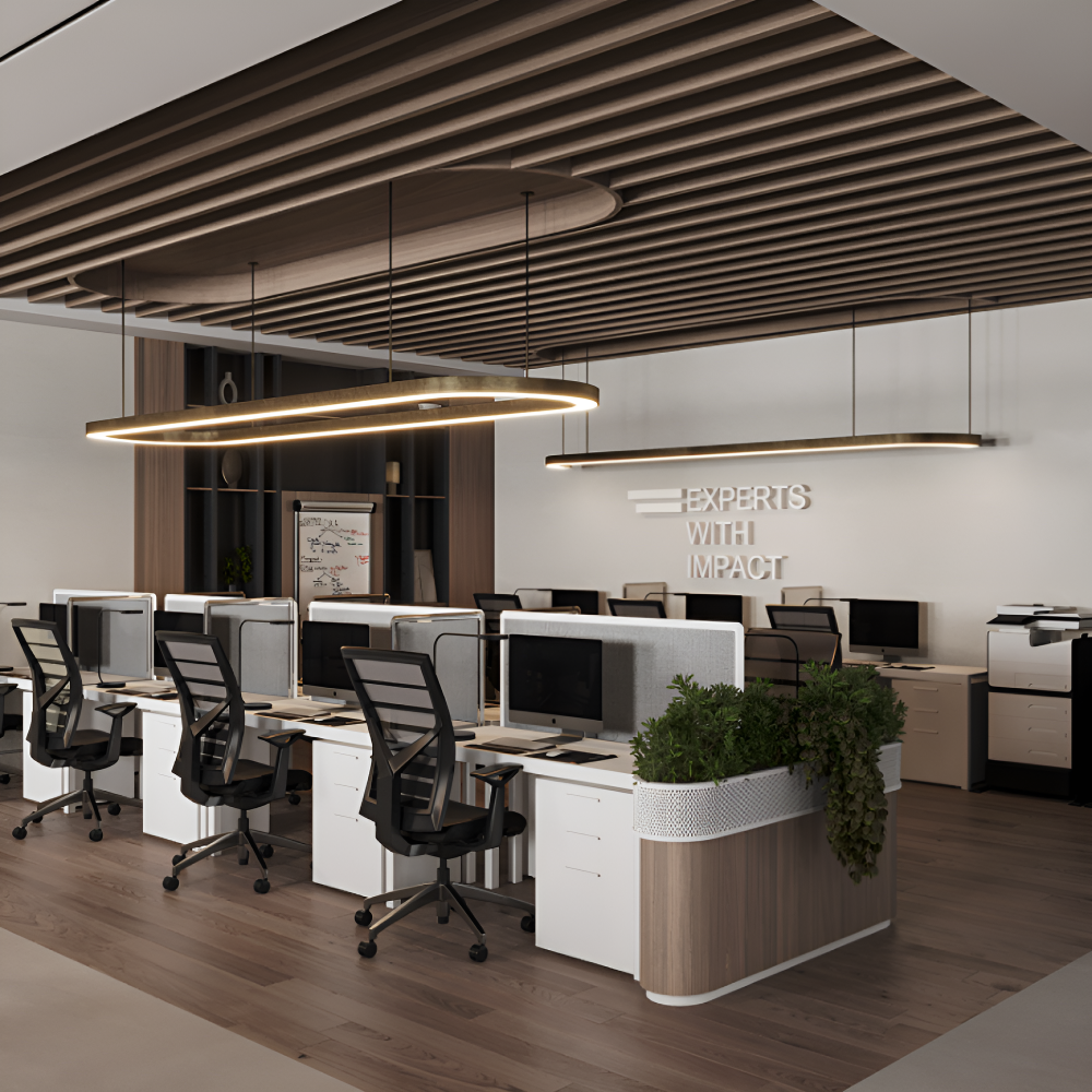 Офис Open Space в современном стиле