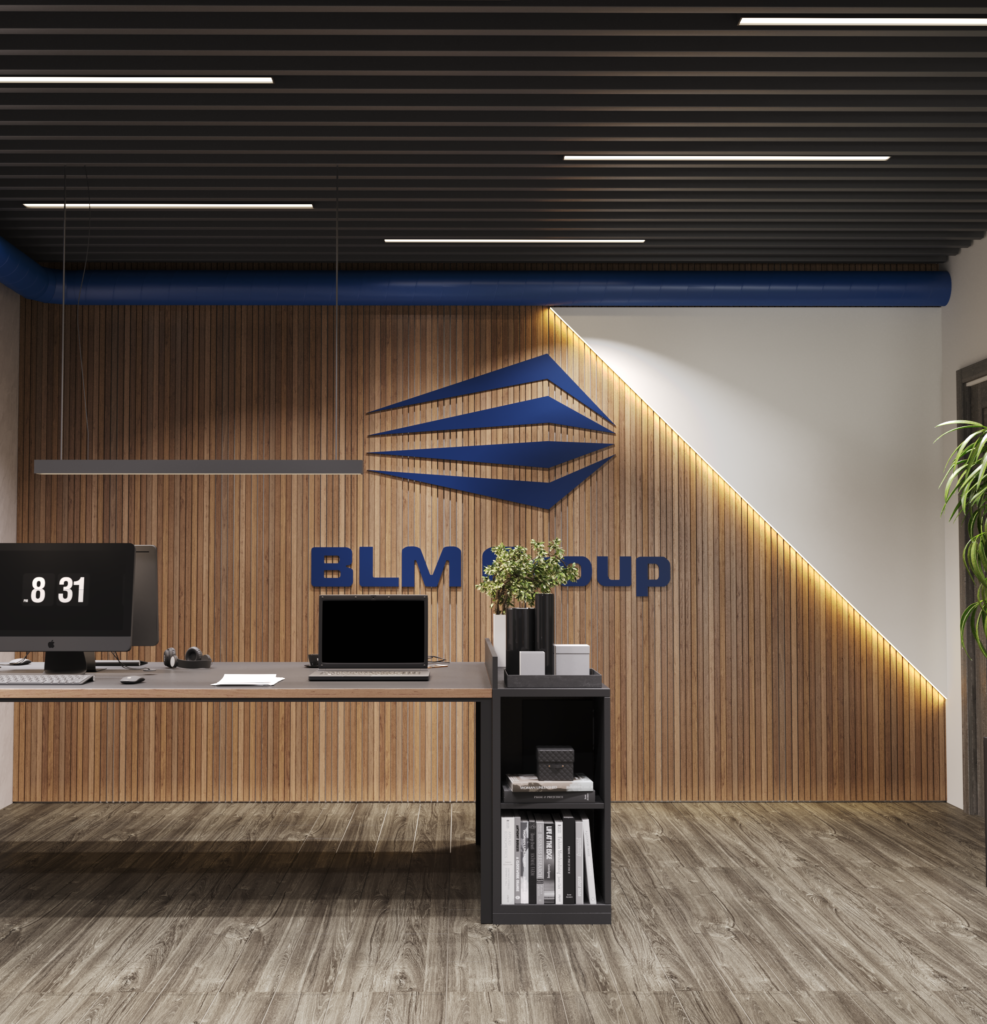 Дизайн-проект интерьера офиса «BLM Group»