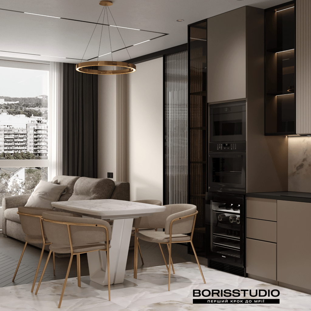 Дизайн-проект квартиры в стиле неоклассика от BORISSTUDIO